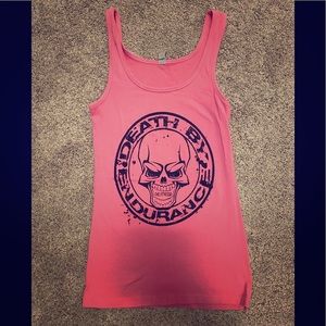 Racer back tank - Death by Endurance - cotton
